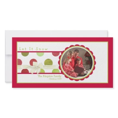 Christmas Dots Photo Cards by KrispysKingdom