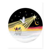Christmas Dove Postcard