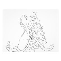 Christmas Dragon 2 Custom Invitation