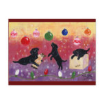Christmas Dreaming Black Lab