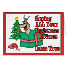 Christmas Dreams Greeting Card