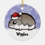 Christmas Dwarf Hamster Christmas Ornament