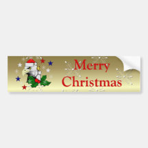 Christmas Eagle Bumper Stickers