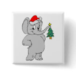 Christmas Elephant Pins