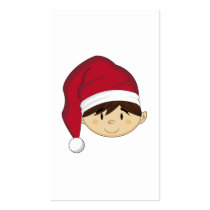 Christmas Elf Bookmark Business Card
