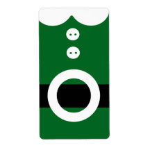 Christmas elf custom shipping labels