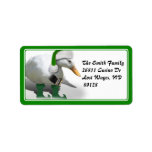 Christmas Elf Duck - Santa's Helper Address Label