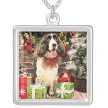 Christmas - English Springer Spaniel - Cloe Custom Jewelry