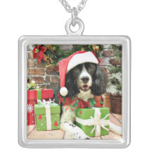Christmas - English Springer Spaniel - Lucy Pendants