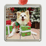 Christmas - Eskie & Corgi X - Rufus Ornament