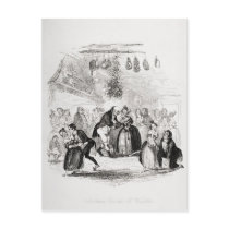 Christmas Eve at Mr. Wardle's Post Card