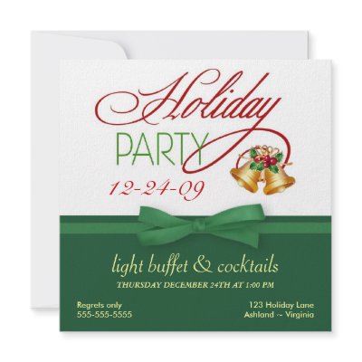 Christmas Eve Open House Invitations by SquirrelHugger