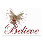 Christmas Faerie Believe Design 2 - Gift Tags Business Card Template