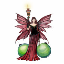 Christmas Fairy Ornament Photo Sculputure Cut Outs