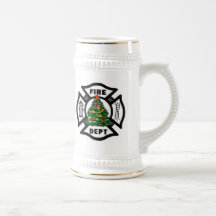 Christmas Fire Dept Mug
