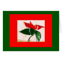 Christmas Flower card