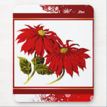 Christmas Flower mousepads