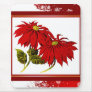 Christmas Flower Mouse Pad