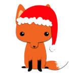 Christmas fox photo sculpture