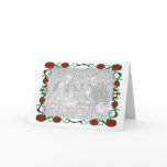 Christmas frame blank card