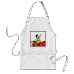 Christmas French Bulldog puppy Aprons