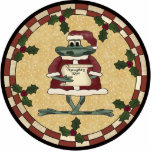 Christmas Frog Ornament photo sculptures