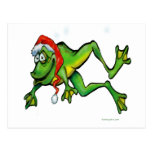Christmas Frog Postcard