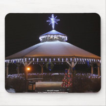 Christmas Gazebo Mouse Pads