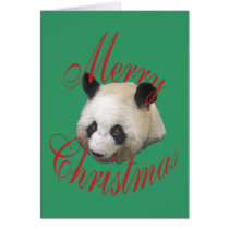Christmas Giant Panda cards