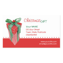 Christmas Gift Business Card