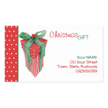Christmas Gift Business Card
