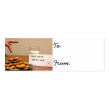 Christmas Gift Tag Business Cards