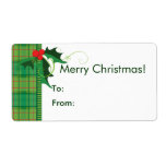 Christmas Gift Tag Labels Custom Shipping Labels