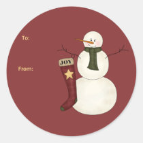 Christmas Gift Tag Stickers stickers