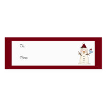 Christmas Gift Tags business cards