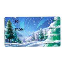 CHRISTMAS GIFT TAGS SHIPPING LABELS