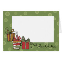 Christmas gifts template card