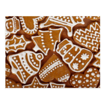 Christmas Ginger Cookies Post Card