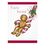 Christmas Gingerbread Invitation