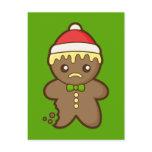Christmas Gingerbread Man Postcards