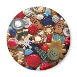 Christmas Gingerbread Men Buttons