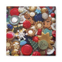 Christmas Gingerbread Men Buttons magnets