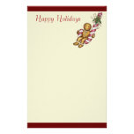 Christmas Gingerbread Stationery Note Paper