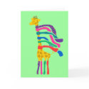 Christmas Giraffe card