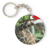 Christmas Giraffe Keychains