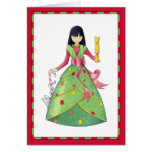 Christmas Girl Card