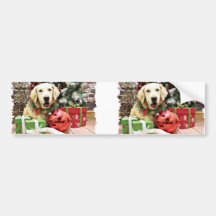 Christmas - Golden Retriever - Shylo Bumper Stickers