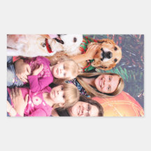 Christmas Golden Retriever Wrigley - Labrador Ally Rectangle Stickers