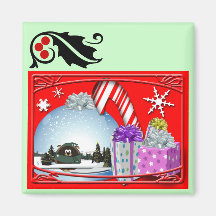 Christmas Goodies Refrigerator Magnet