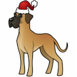 Christmas Great Dane Ornament Photo Sculptures